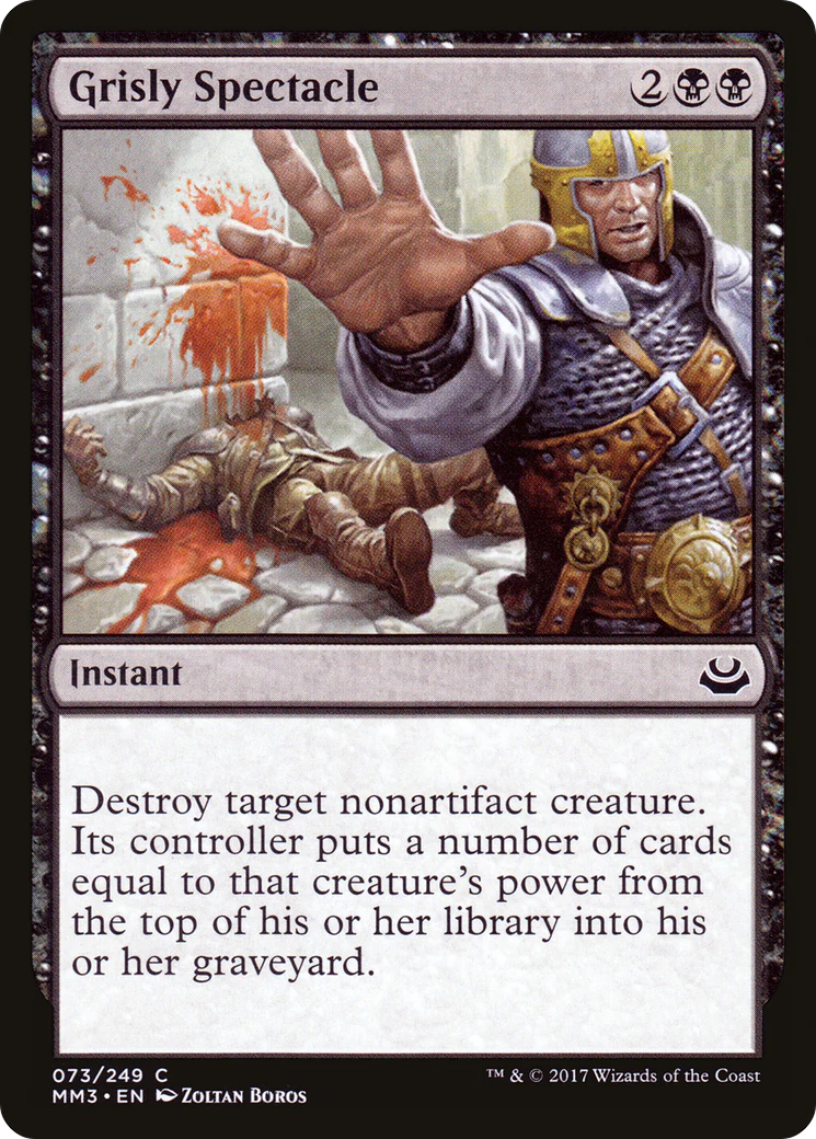 Grisly Spectacle (MM3-073)  - Modern Masters 2017