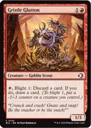 Gristle Glutton (ECL-144) Foil - Lorwyn Eclipsed