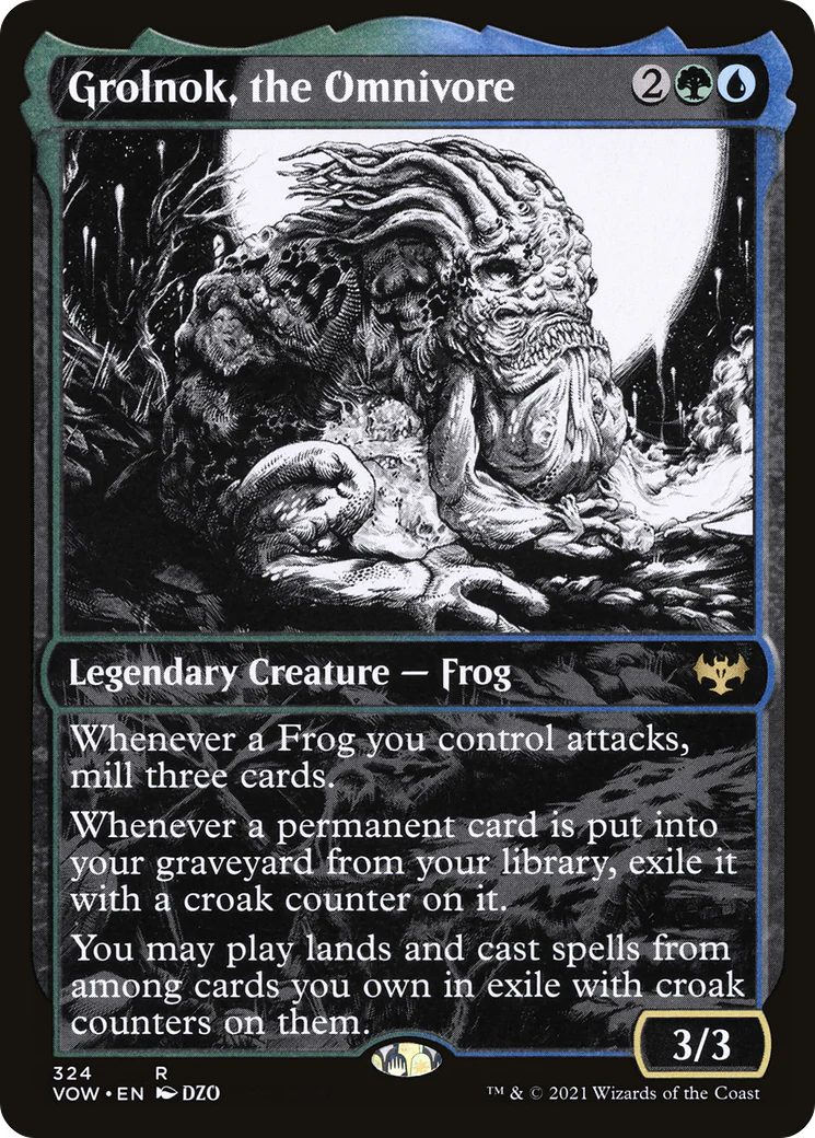Grolnok, the Omnivore (Showcase) (VOW-324)  Foil - Innistrad: Crimson Vow: (Showcase)