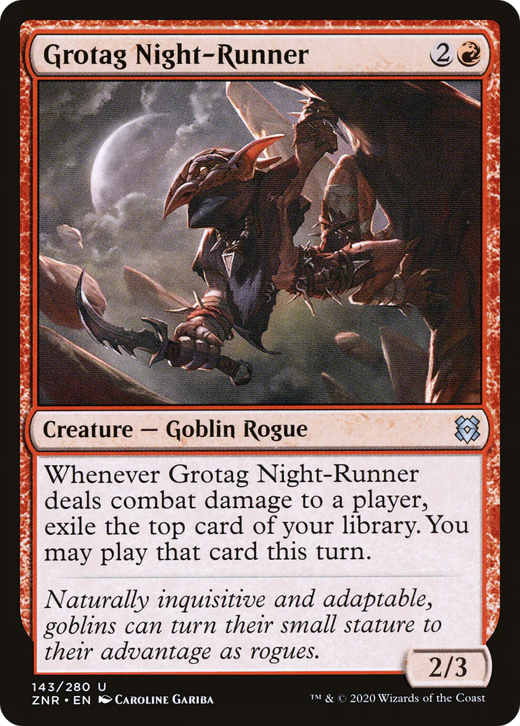 Grotag Night-Runner (ZNR-143)  - Zendikar Rising