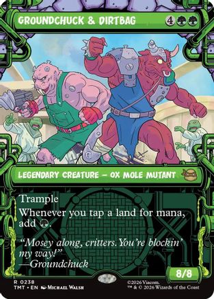Groundchuck & Dirtbag (Showcase) (TMT-238)  Foil - Teenage Mutant Ninja Turtles
