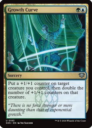 Growth Curve (SOS-193)  Foil - Secrets of Strixhaven
