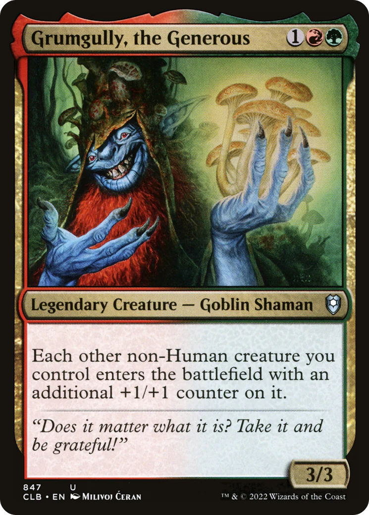 Grumgully, the Generous (CLB-847)  - Commander Legends: Battle for Baldur's Gate