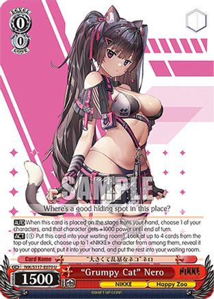 "Grumpy Cat" Nero (NIK/S117-E070 U) - GODDESS OF VICTORY: NIKKE
