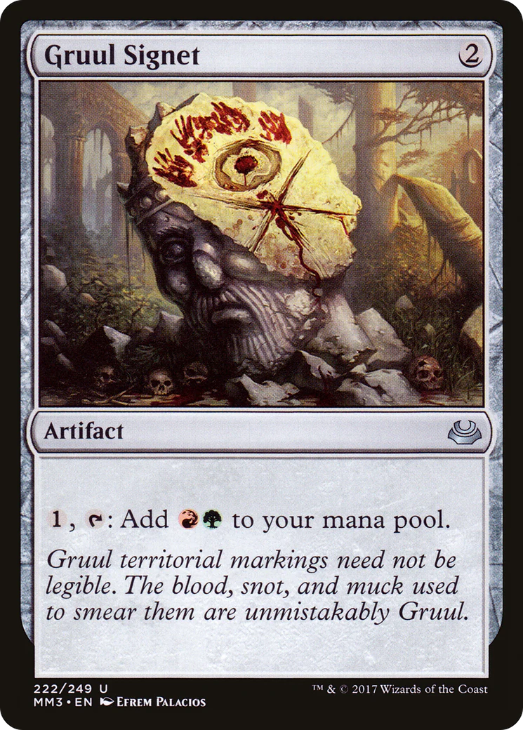 Gruul Signet (MM3-222)  - Modern Masters 2017
