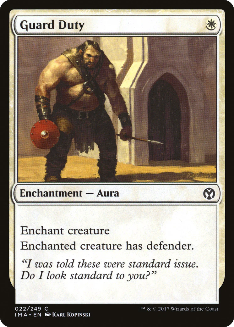 Guard Duty (IMA-022)  - Iconic Masters
