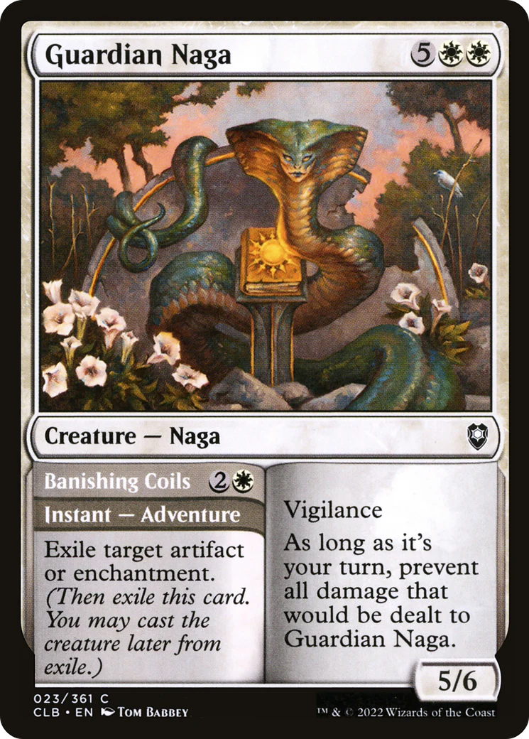 Guardian Naga (CLB-023) Foil - Commander Legends: Battle for Baldur's Gate