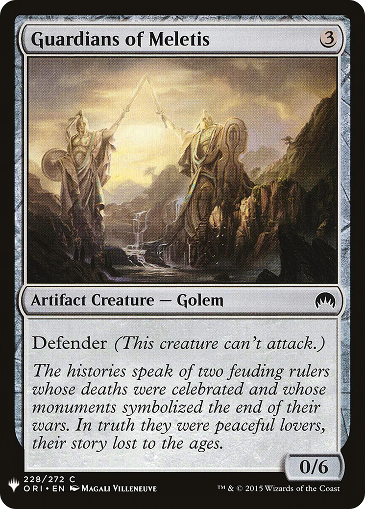 Guardians of Meletis (LIST-228)  - The List