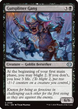 Gutsplitter Gang (ECL-106) Foil - Lorwyn Eclipsed
