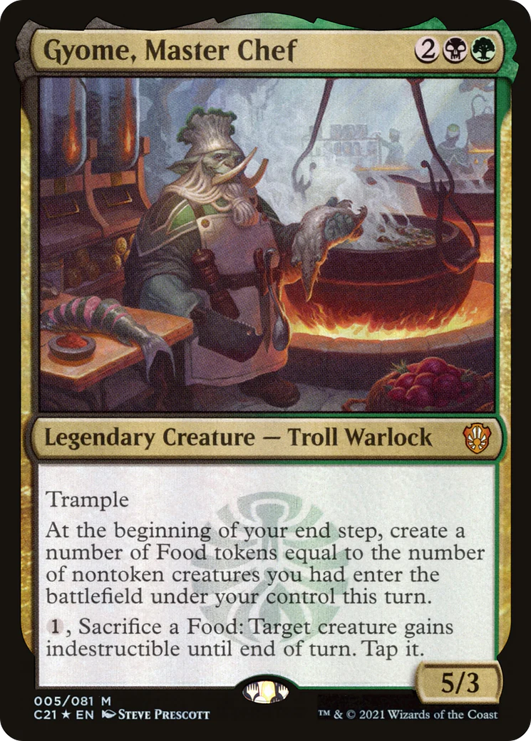 Gyome, Master Chef (C21-005)  Foil - Commander 2021