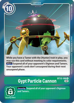 Gypt Particle Cannon (BT12-106) - Across Time Foil