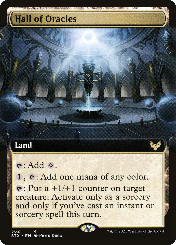 Hall of Oracles (Extended Art) (STX-362)  Foil - Strixhaven: School of Mages: (Extended Art)