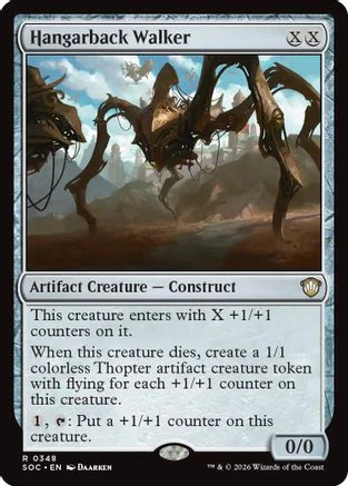 Hangarback Walker (SOC-348)  - Commander: Secrets of Strixhaven