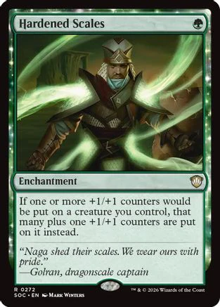 Hardened Scales (SOC-272)  - Commander: Secrets of Strixhaven