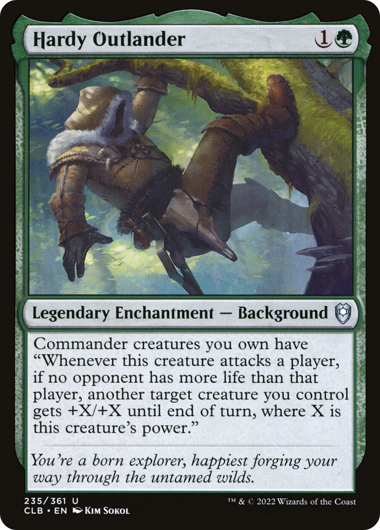 Hardy Outlander (CLB-235)  - Commander Legends: Battle for Baldur's Gate