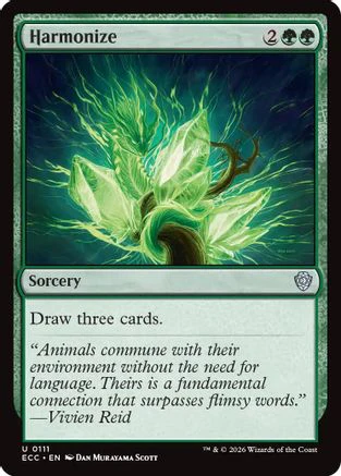Harmonize (ECC-111)  - Commander: Lorwyn Eclipsed