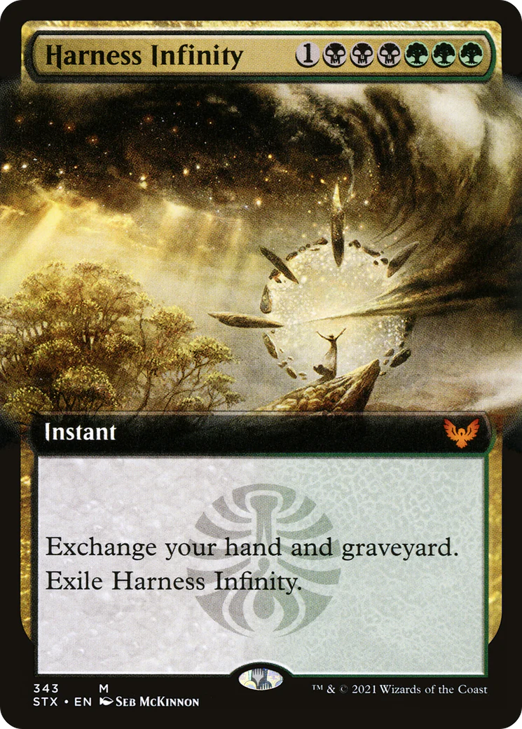 Harness Infinity (Extended Art) (STX-343)  Foil - Strixhaven: School of Mages: (Extended Art)