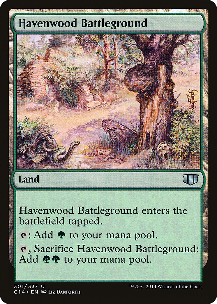 Havenwood Battleground (C14-301)  - Commander 2014