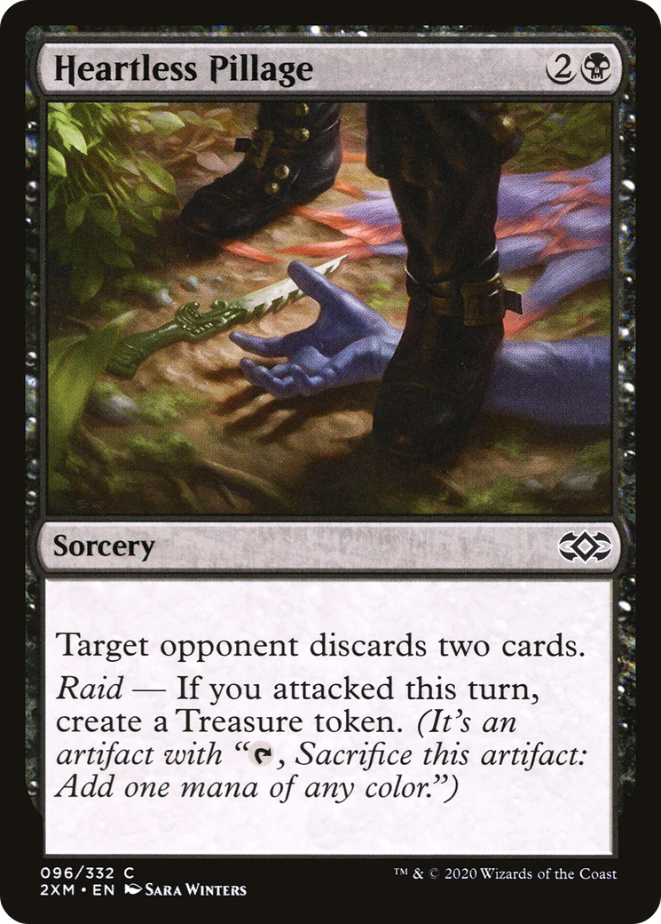 Heartless Pillage (2XM-096) Foil - Double Masters
