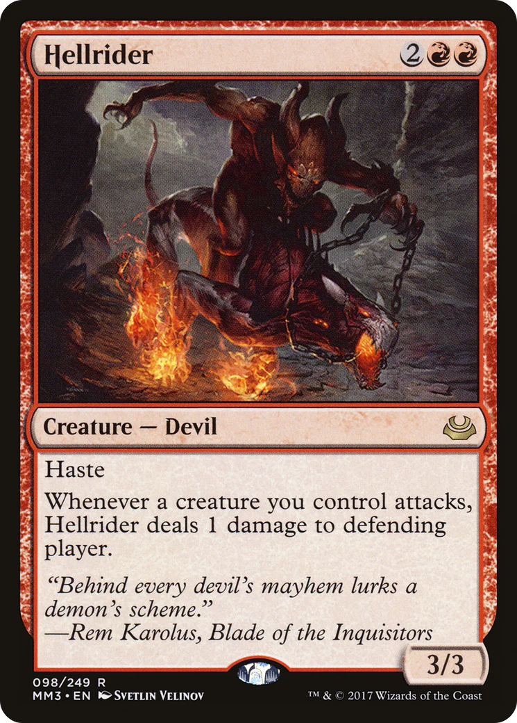 Hellrider (MM3-098)  - Modern Masters 2017