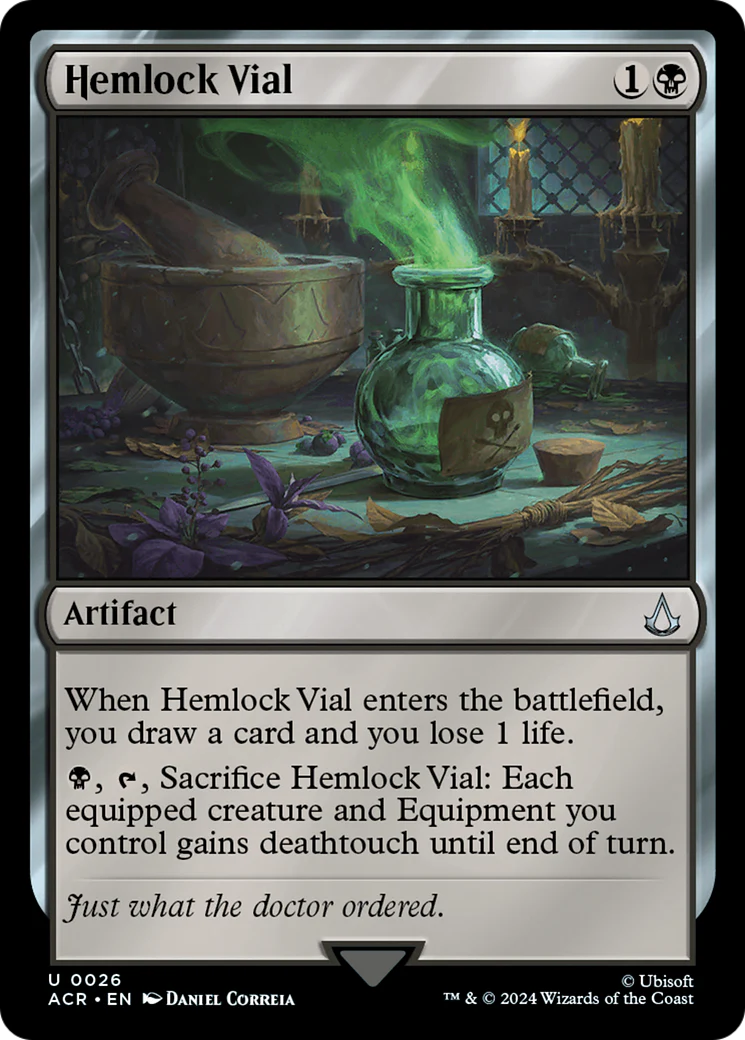 Hemlock Vial (ACR-026)  Foil - Assassin's Creed