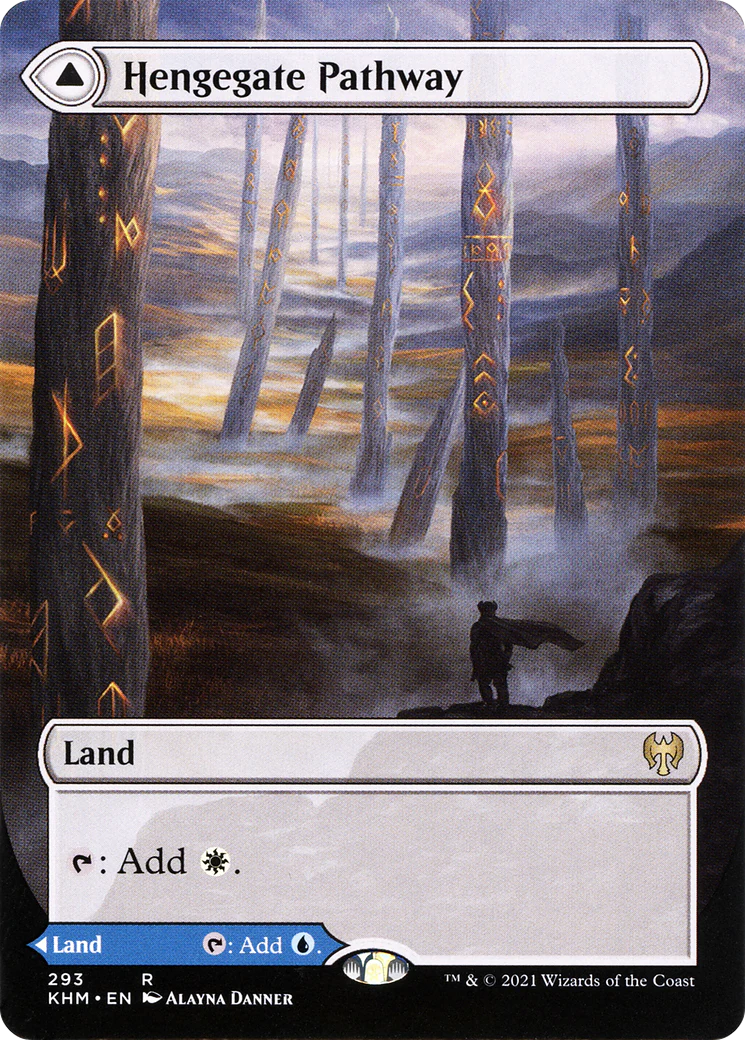 Hengegate Pathway (Borderless) (KHM-293)  - Kaldheim: (Showcase)
