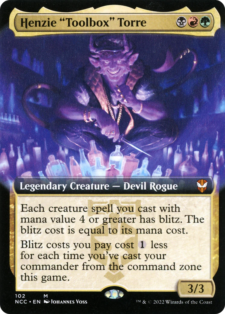 Henzie "Toolbox" Torre (Extended Art) (NCC-102)  Foil - New Capenna Commander: (Extended Art)