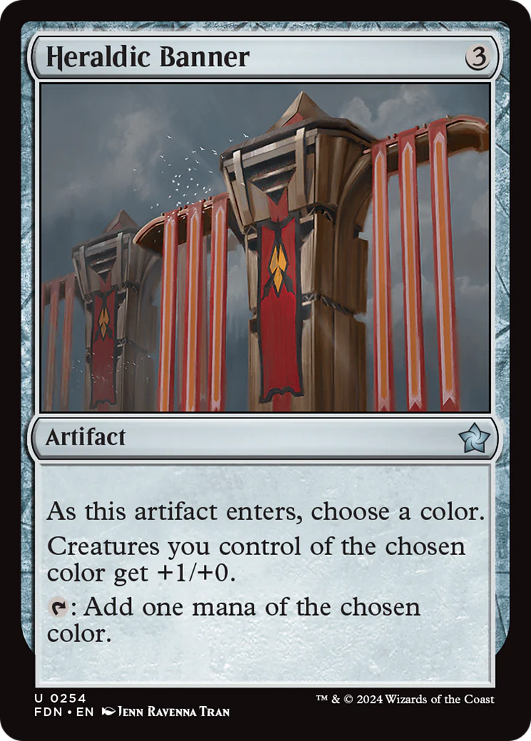 Heraldic Banner (FDN-254)  - Foundations