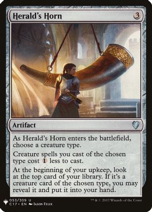 Herald's Horn (LIST-053)  - The List Reprints