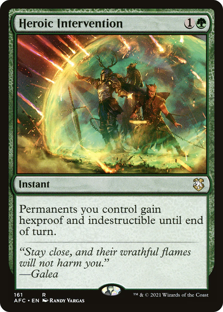 Heroic Intervention (AFC-161) - Adventures in the Forgotten Realms Commander