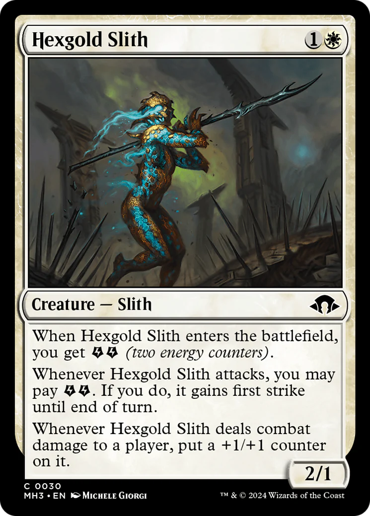 Hexgold Slith (MH3-030)  Foil - Modern Horizons 3