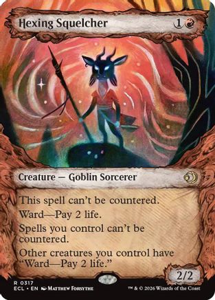Hexing Squelcher (Showcase) (ECL-317) Foil - Lorwyn Eclipsed