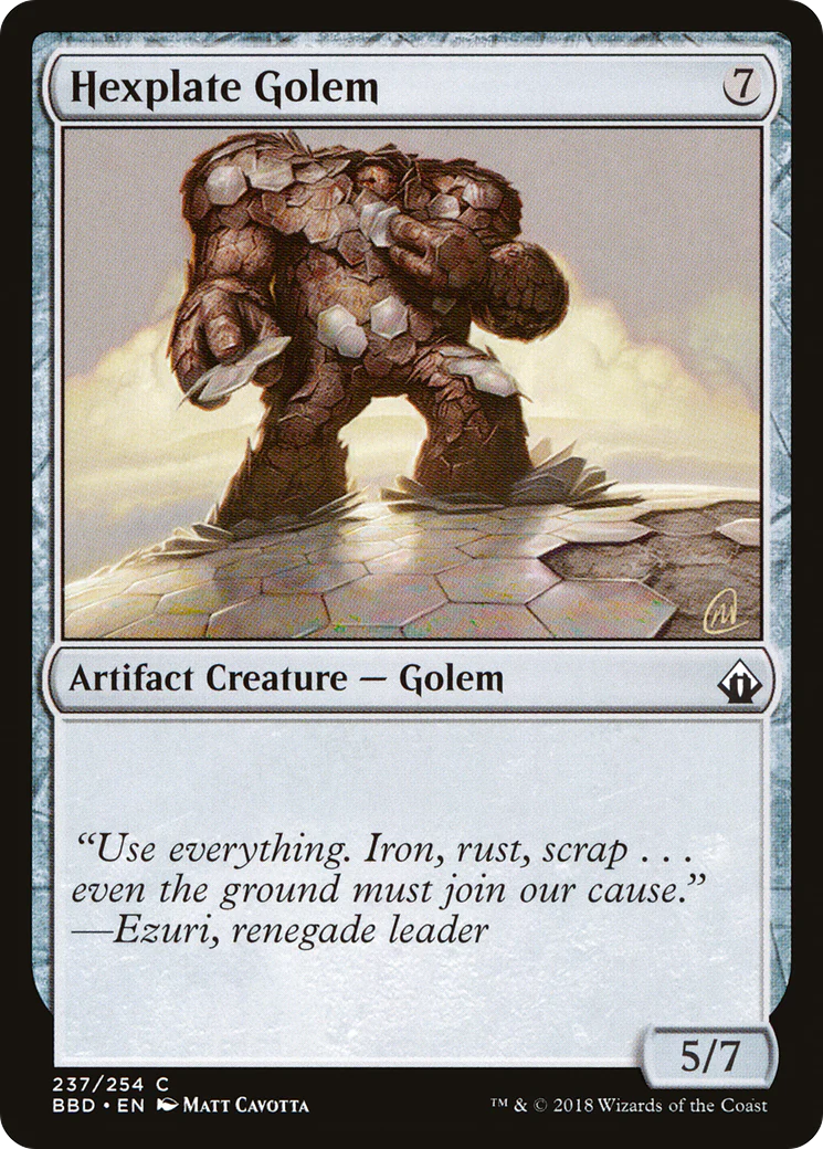 Hexplate Golem (BBD-237)  - Battlebond