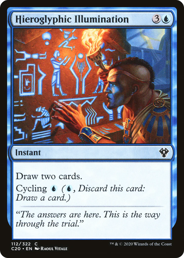 Hieroglyphic Illumination (C20-112)  - Commander 2020