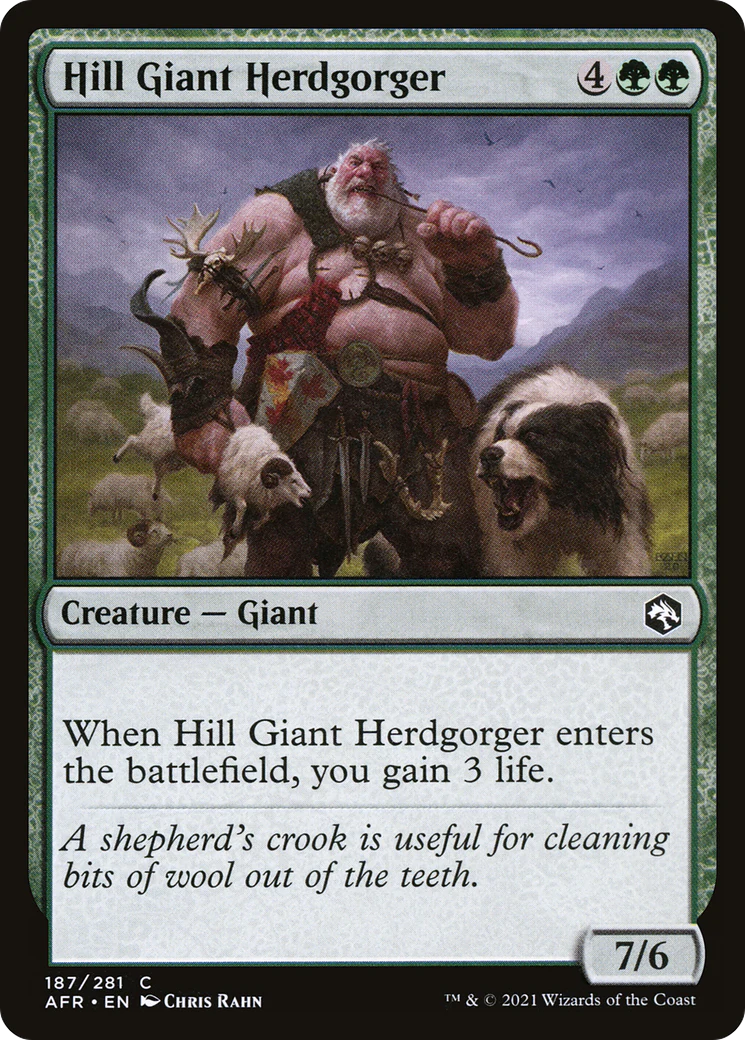 Hill Giant Herdgorger (AFR-187)  - Adventures in the Forgotten Realms