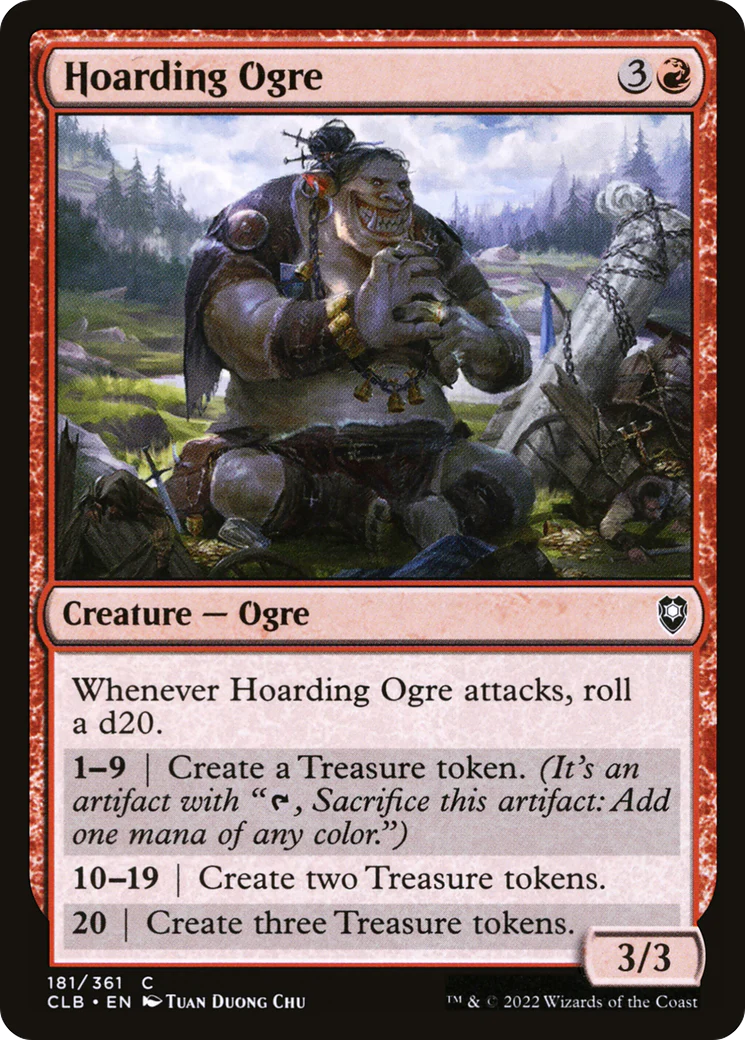 Hoarding Ogre (CLB-181) Foil - Commander Legends: Battle for Baldur's Gate
