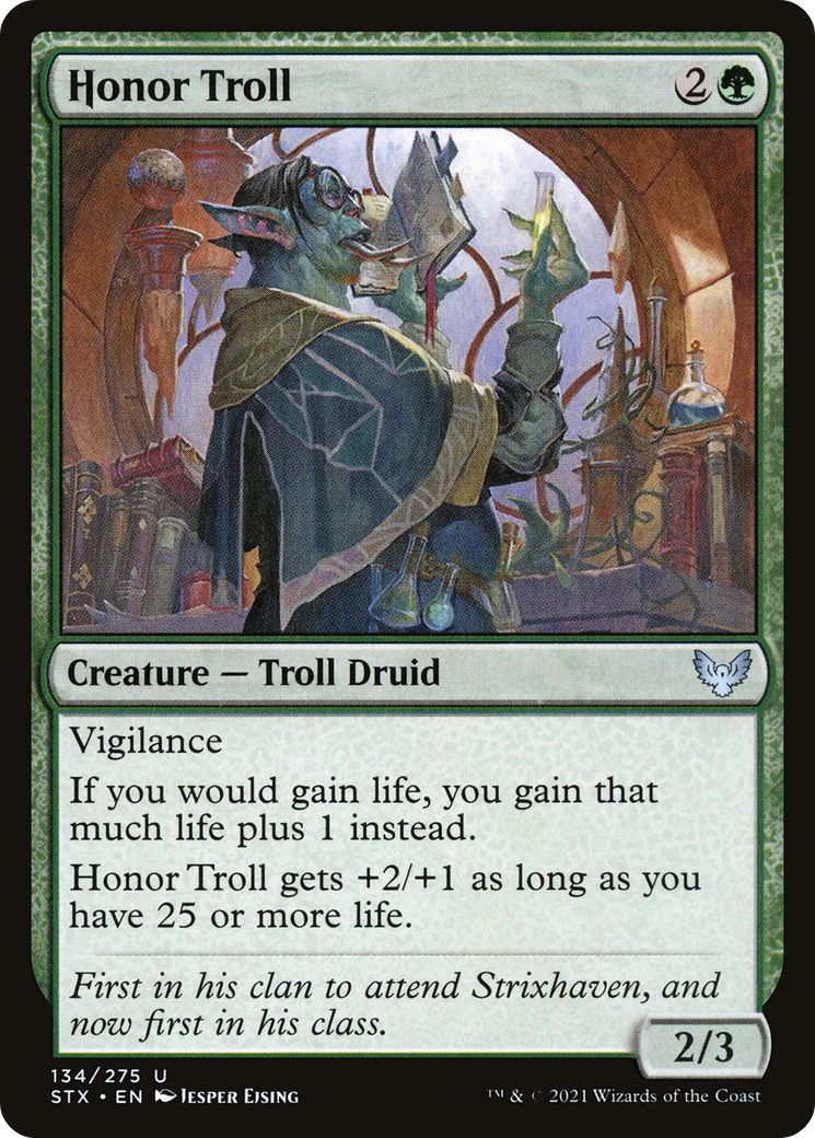 Honor Troll (STX-134) Foil - Strixhaven: School of Mages