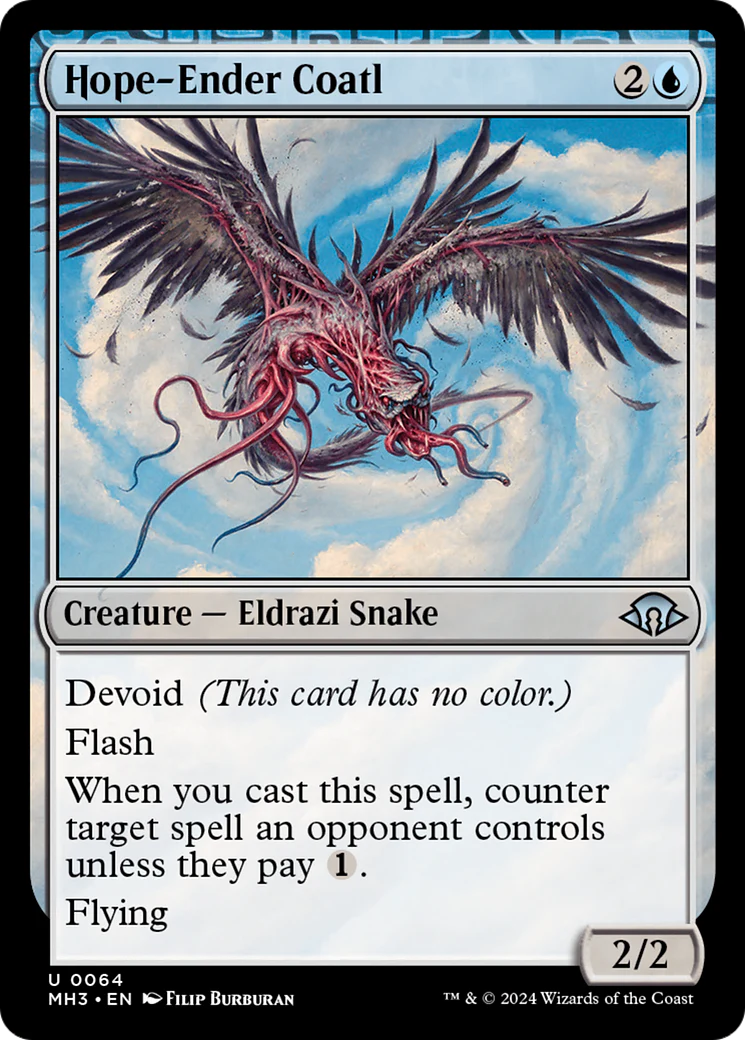Hope-Ender Coatl (MH3-064)  Foil - Modern Horizons 3: (devoid)