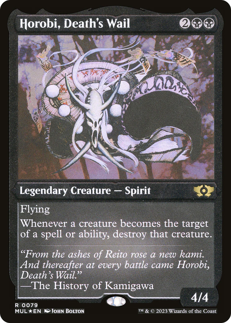 Horobi, Death's Wail (Foil Etched) (MUL-079)  Foil - Multiverse Legends