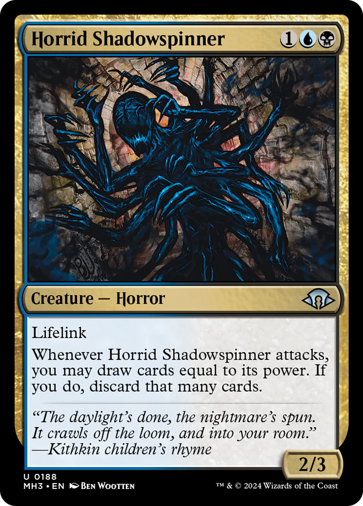 Horrid Shadowspinner (MH3-188)  - Modern Horizons 3