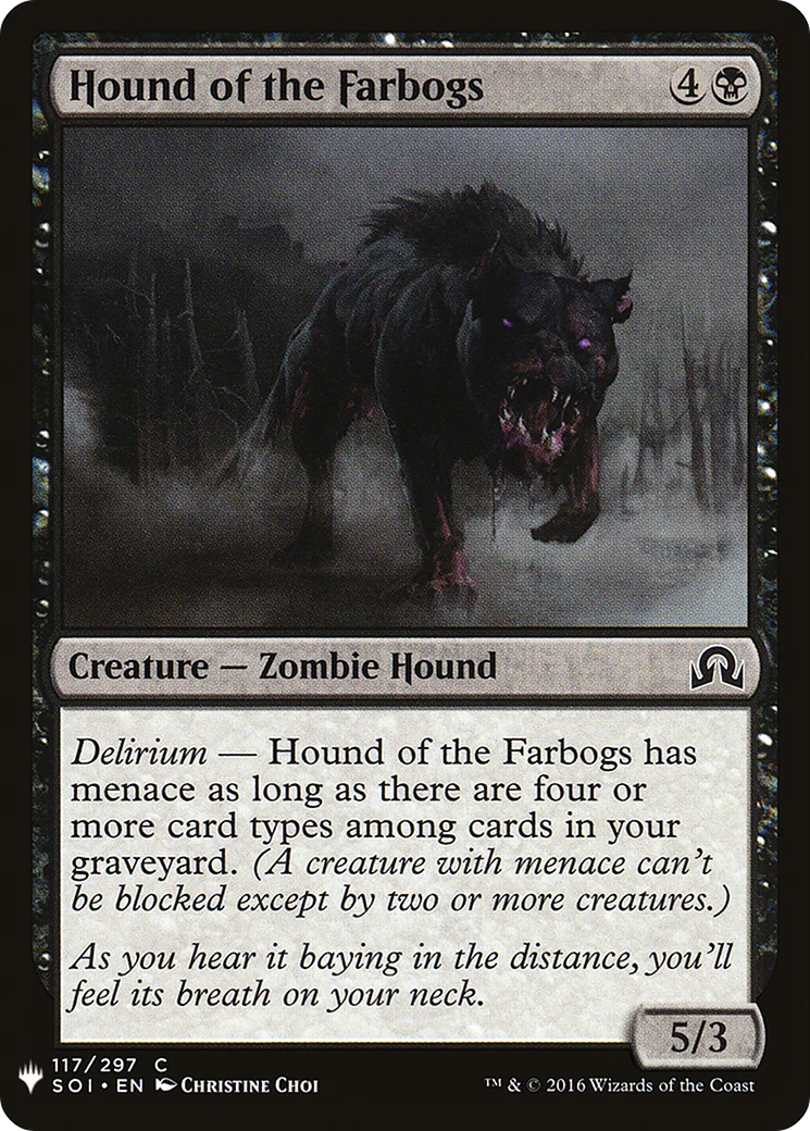 Hound of the Farbogs (LIST-SOI-117)  - The List