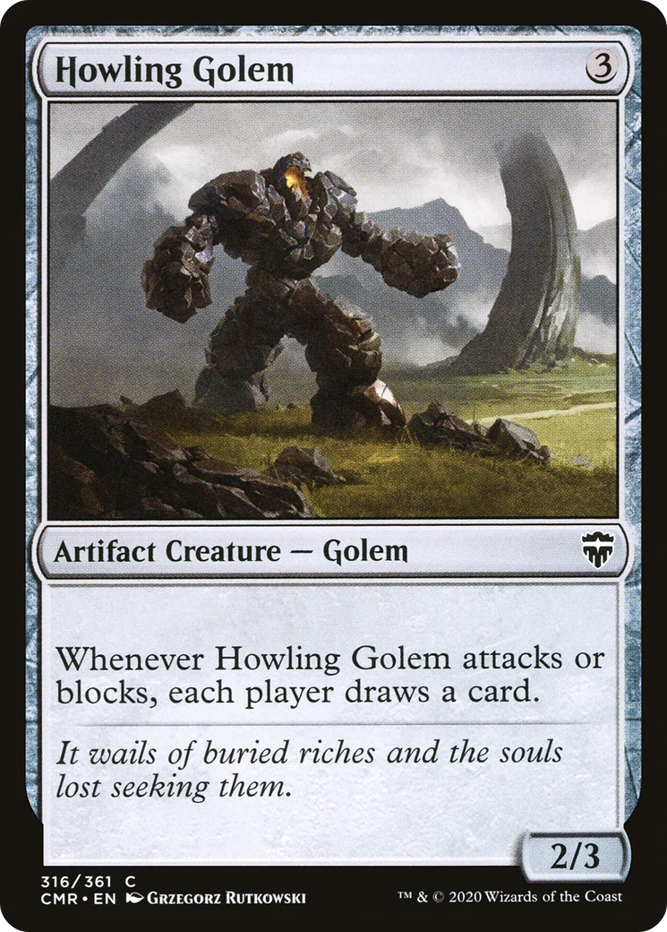 Howling Golem (CMR-316)  - Commander Legends