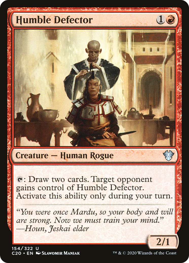 Humble Defector (C20-154)  - Commander 2020