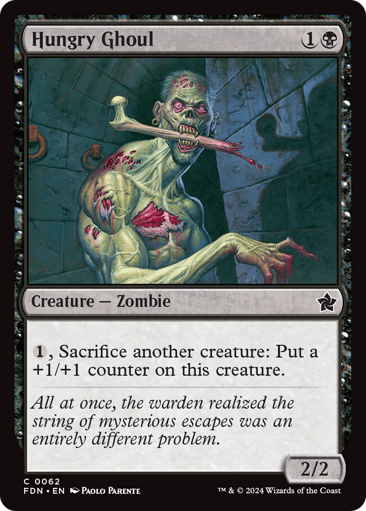 Hungry Ghoul (FDN-062)  Foil - Foundations