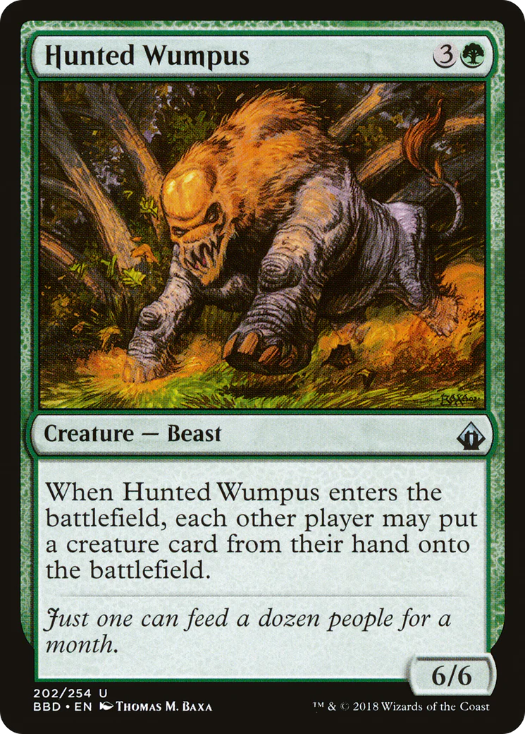 Hunted Wumpus (BBD-202)  Foil - Battlebond