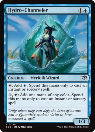 Hydro-Channeler (SOS-054)  Foil - Secrets of Strixhaven