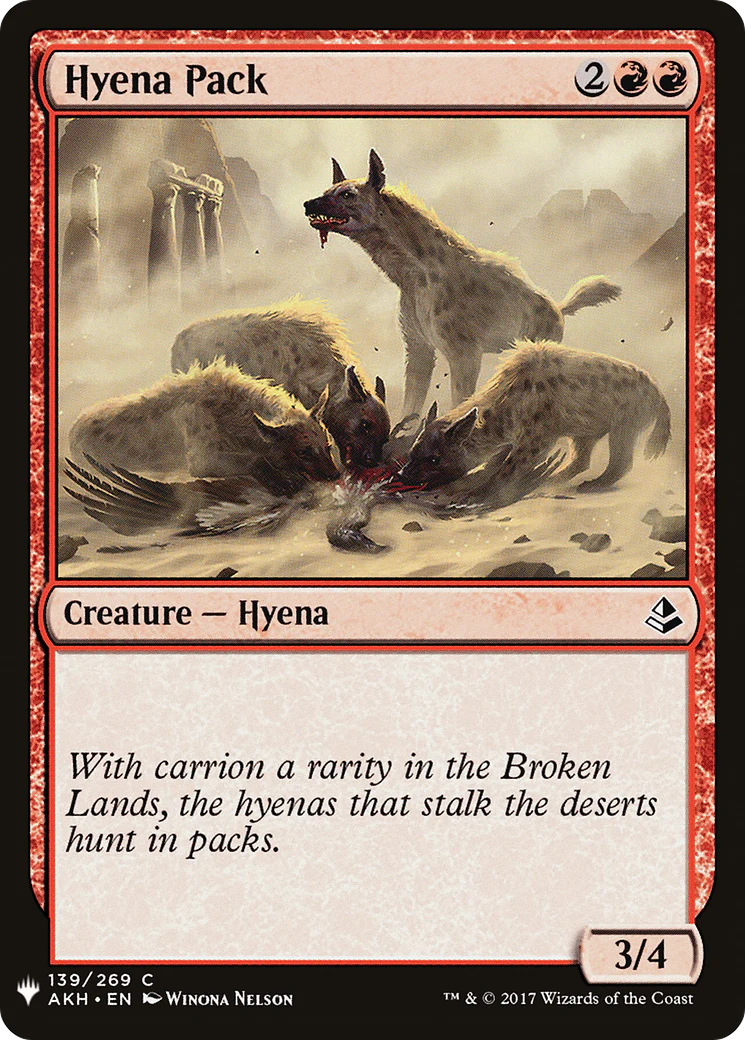 Hyena Pack (LIST-139)  - The List
