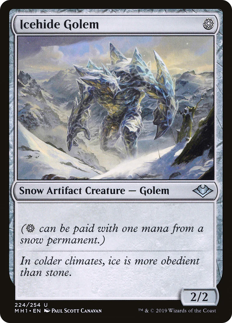 Icehide Golem (MH1-224)  Foil - Modern Horizons