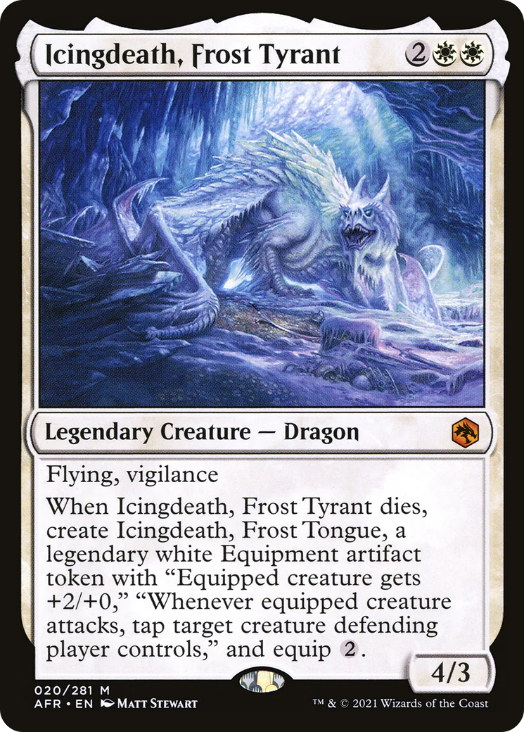 Icingdeath, Frost Tyrant (AFR-020)  Foil - Adventures in the Forgotten Realms