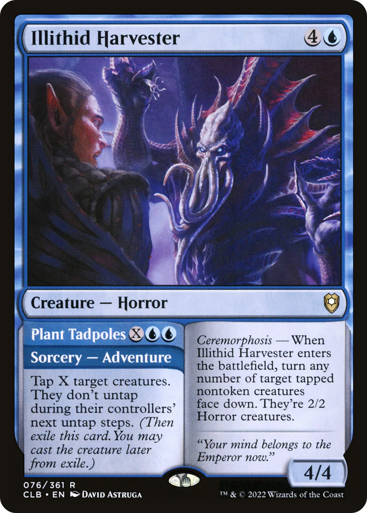 Illithid Harvester (CLB-076) Foil - Commander Legends: Battle for Baldur's Gate